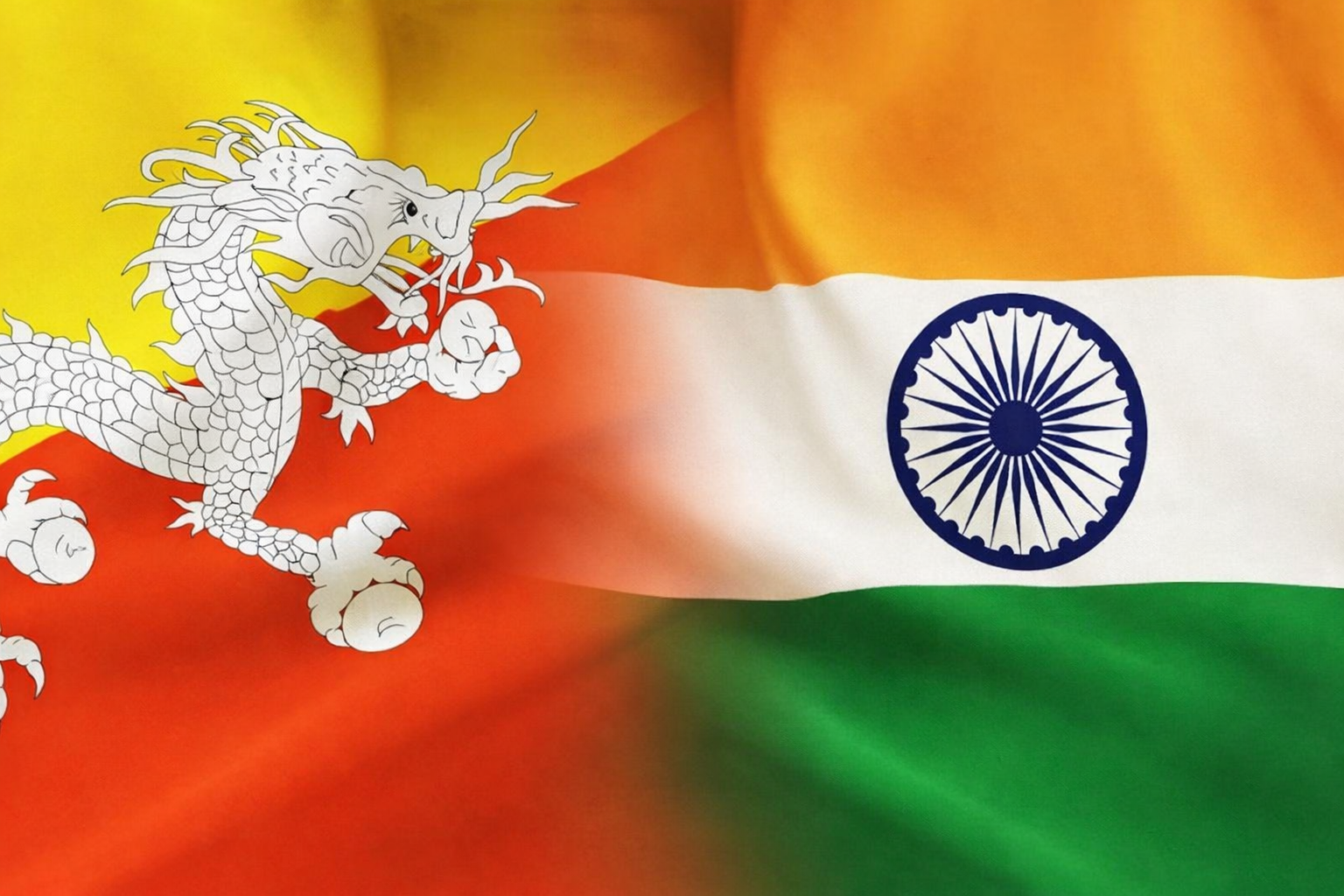 Bhutan-India Map